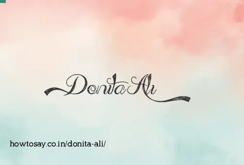 Donita Ali