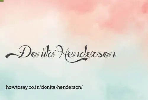 Donita Henderson