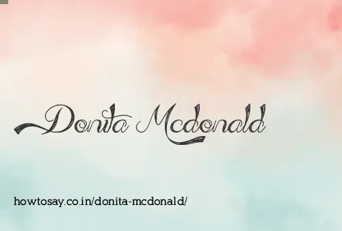 Donita Mcdonald