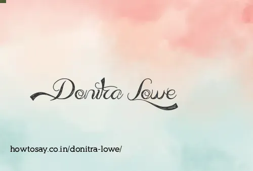 Donitra Lowe