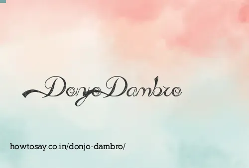 Donjo Dambro