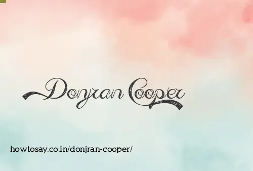 Donjran Cooper