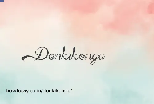 Donkikongu