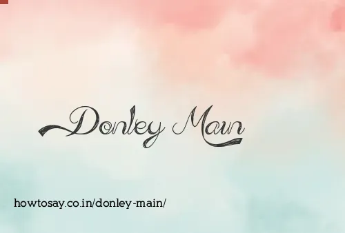 Donley Main