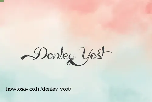Donley Yost