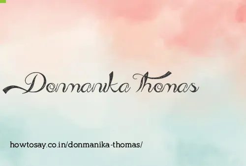 Donmanika Thomas