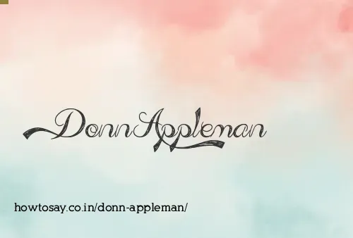 Donn Appleman
