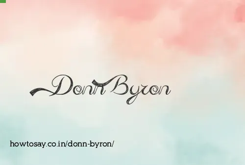 Donn Byron