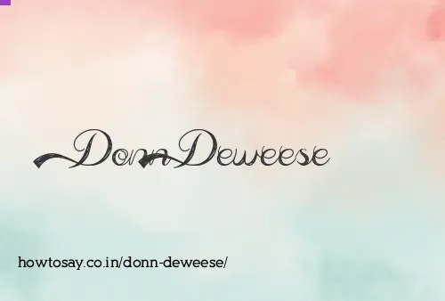 Donn Deweese