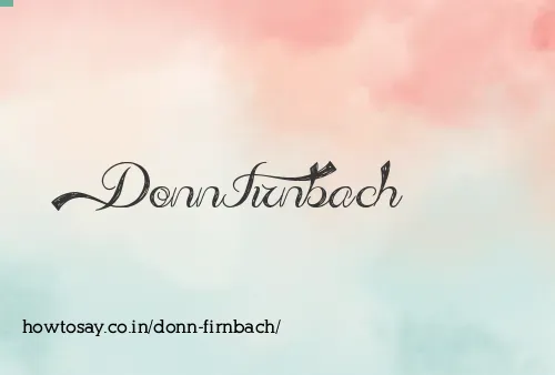 Donn Firnbach