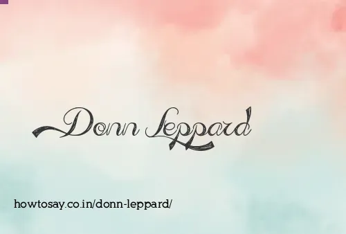 Donn Leppard