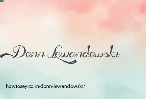 Donn Lewandowski