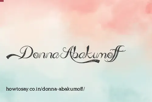 Donna Abakumoff
