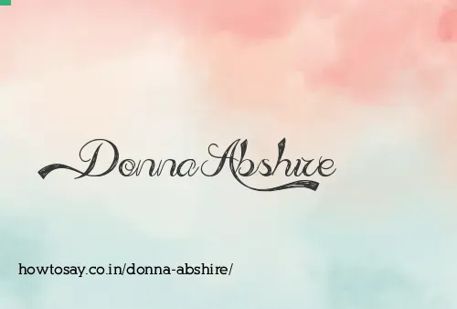 Donna Abshire