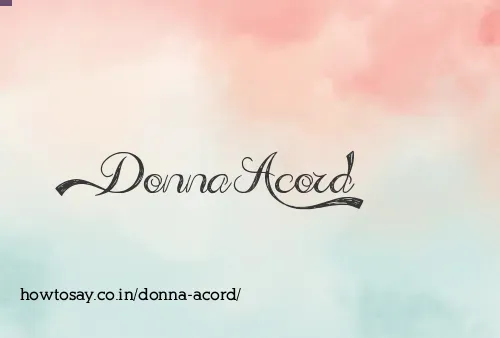 Donna Acord