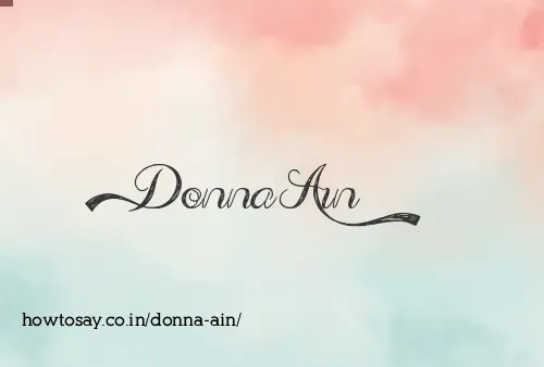 Donna Ain