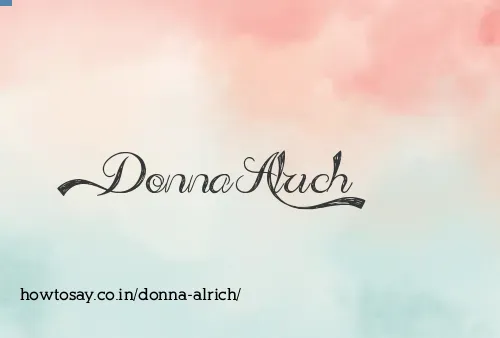 Donna Alrich