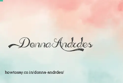 Donna Andrdes