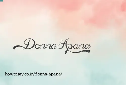 Donna Apana
