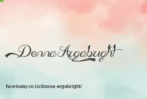 Donna Argabright