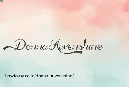 Donna Auvenshine
