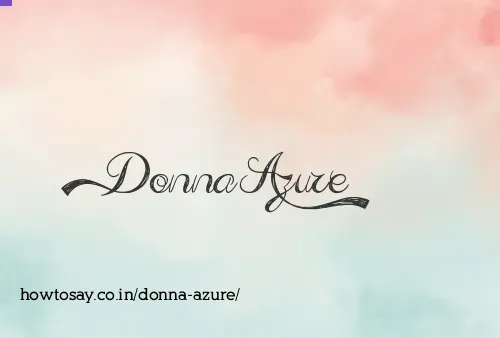 Donna Azure