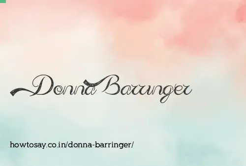 Donna Barringer