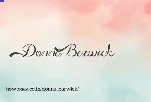 Donna Barwick