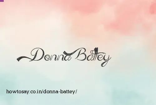 Donna Battey