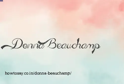 Donna Beauchamp