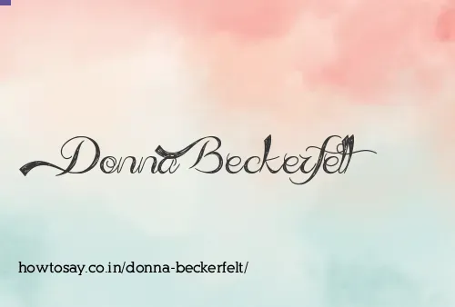 Donna Beckerfelt