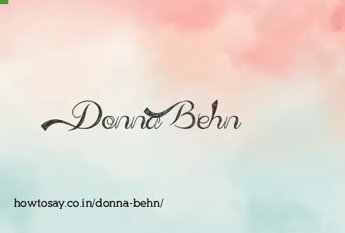 Donna Behn