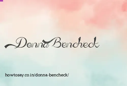 Donna Bencheck