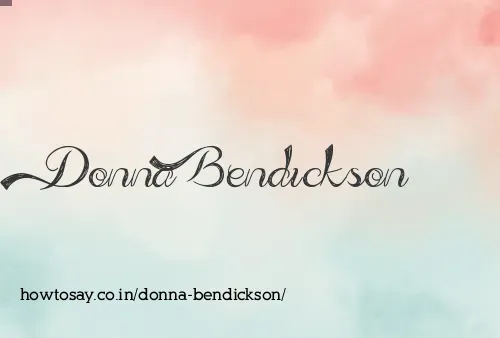 Donna Bendickson