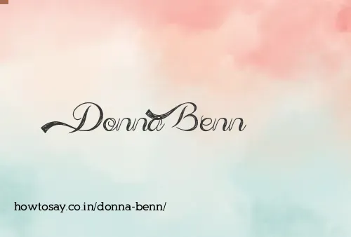 Donna Benn