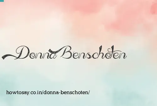 Donna Benschoten