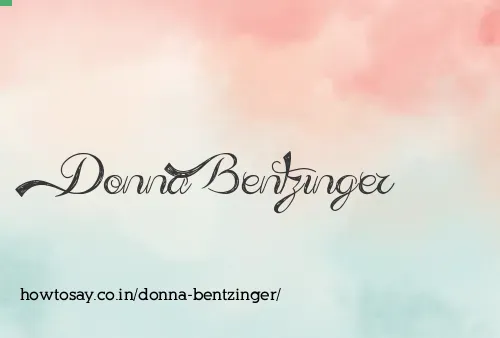 Donna Bentzinger