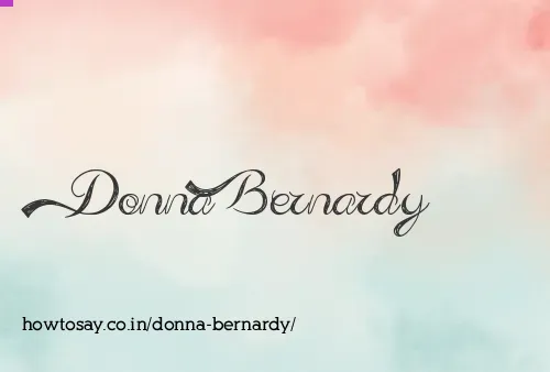 Donna Bernardy