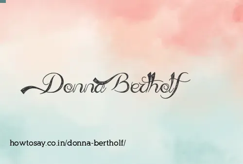 Donna Bertholf