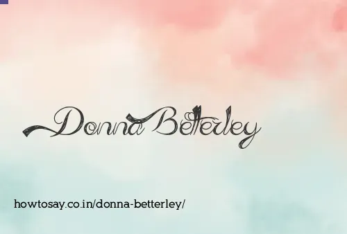 Donna Betterley