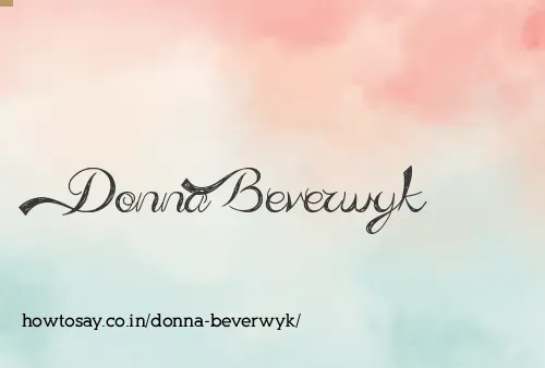 Donna Beverwyk