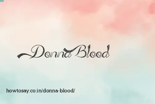 Donna Blood