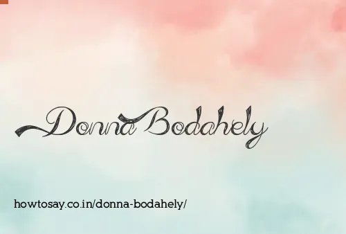 Donna Bodahely