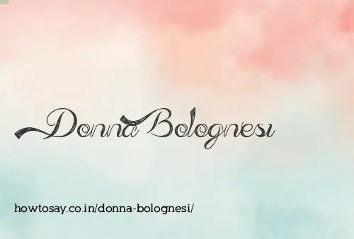 Donna Bolognesi