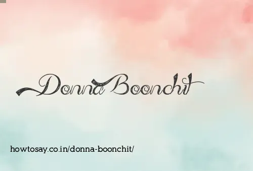Donna Boonchit