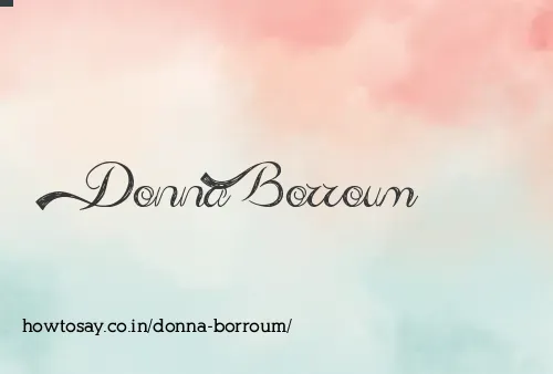 Donna Borroum