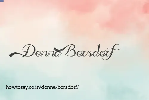 Donna Borsdorf
