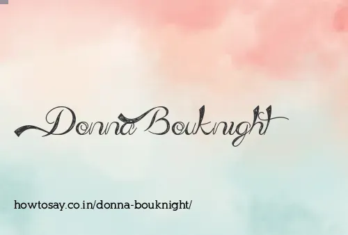 Donna Bouknight