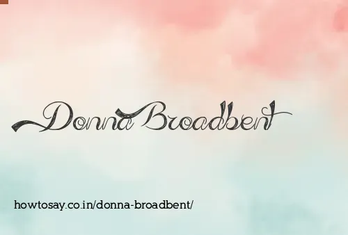 Donna Broadbent
