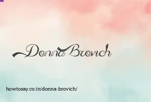 Donna Brovich